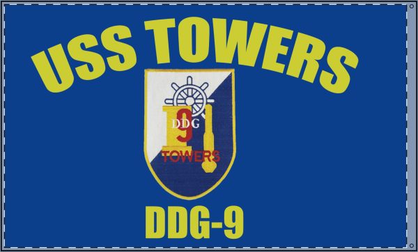 Towers Ship's Crest Double Sided Flag - Image 12