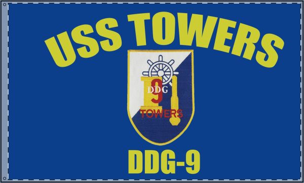 Towers Ship's Crest Double Sided Flag - Image 11