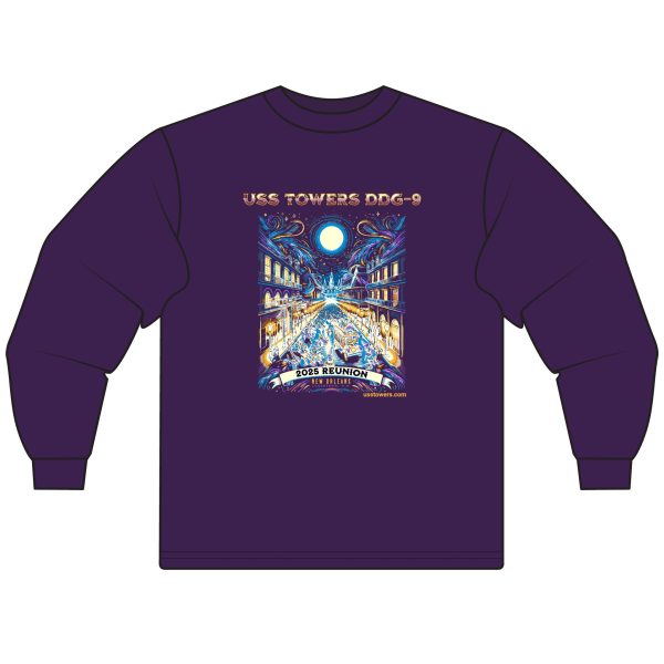 Towers NOLA 2025 Reunion w/Association on Back Unisex Long Sleeve T-Shirt - Image 15