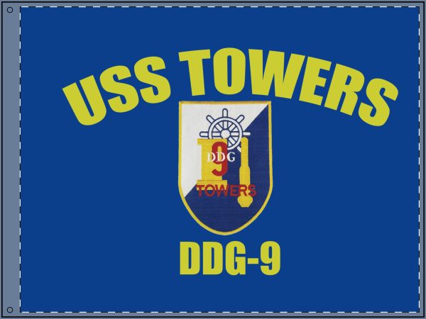 Towers Ship's Crest Double Sided Flag - Image 8