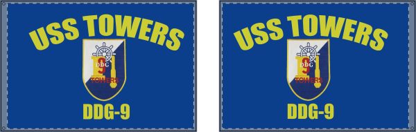 Towers Ship's Crest Double Sided Flag - Image 2