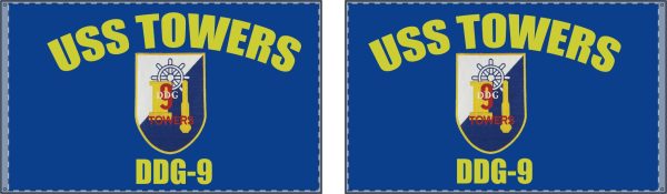 Towers Ship's Crest Double Sided Flag - Image 10