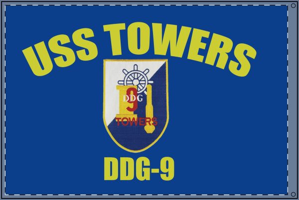 Towers Ship's Crest Double Sided Flag - Image 3