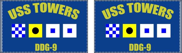 Towers Call Sign Blue Double Sided Flag - Image 10