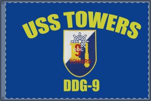 Towers Ship's Crest Double Sided Flag