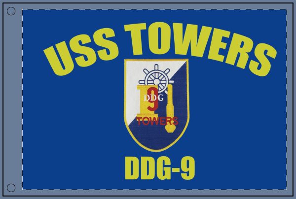 Towers Ship's Crest Double Sided Flag - Image 5