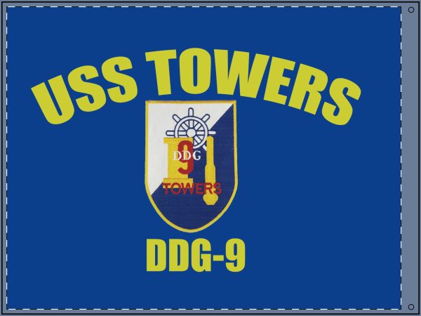 Towers Ship's Crest Double Sided Flag - Image 9