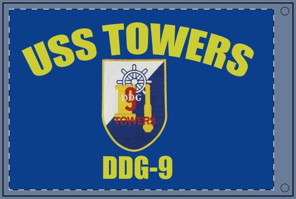Towers Ship's Crest Double Sided Flag - Image 6