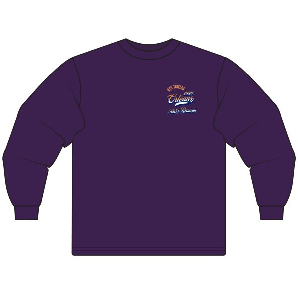 USS Towers New Orleans 2025 Reunion Unisex Long Sleeve T-Shirt - Image 17