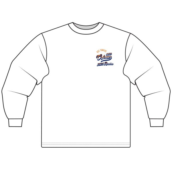 USS Towers New Orleans 2025 Reunion Unisex Long Sleeve T-Shirt - Image 3